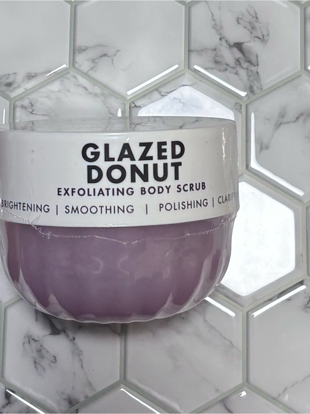 TRULY Glazed Donut Exfoliating Body Scrub - Lavender Purple